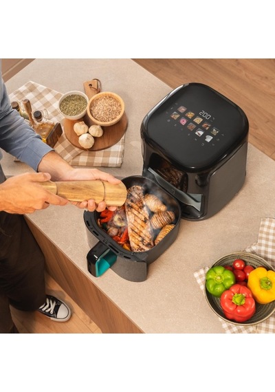 Cecotec Cecofry Grill Smokin Prime 6500 2200 W Dumansız Airfryer Izgara