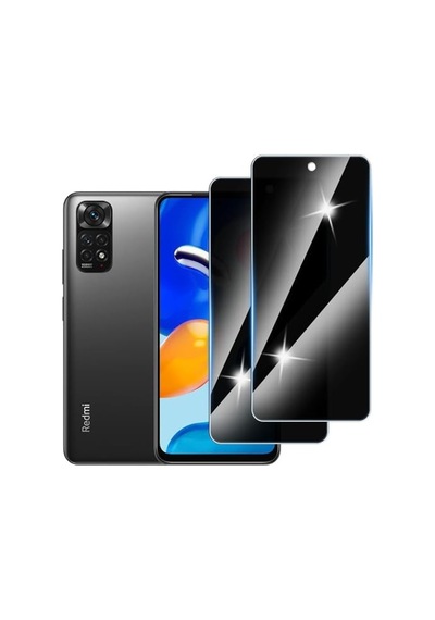 Xiaomi Redmi Note 11s Privacy Hayalet Ekran Koruyucu 2 Adet - 9h Temperli Cam, Yan Görünme Engelleyici, Tam Kaplama