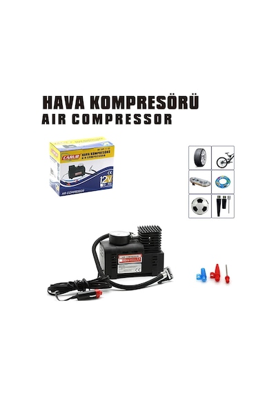 Oto Lastik Kompresörü 12V 250 Psı Komprasör