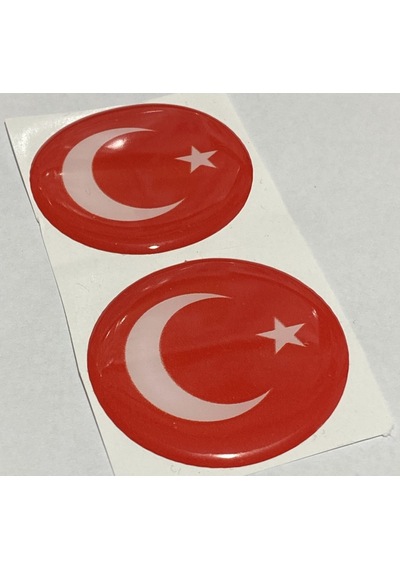 Ayyıldız Bayrak Damla Etiket 5 5 Cm