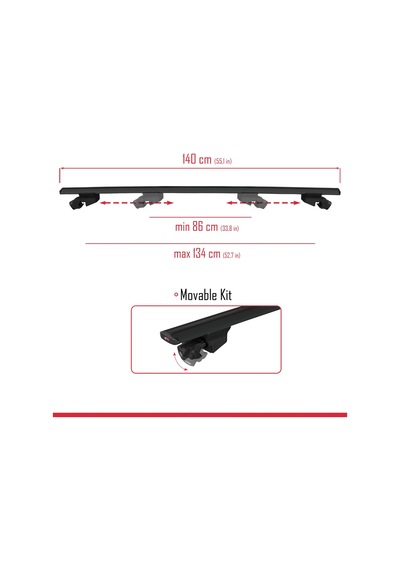 Honda Cr-v 2022-2025 Arası İle Uyumlu Hook Model Ara Atkı Tavan B