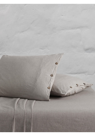 Berolige Chambray 100% Pamuklu Yıkamalı Iplik Boya 2 Adet Yastık Kılıfı Ka