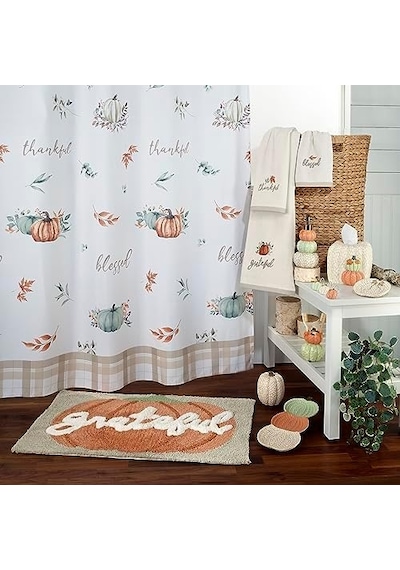 Avanti Linens Grateful Patch Collection, Diş Fırçası Tutucu, Çok Renkli Açık Ahşap