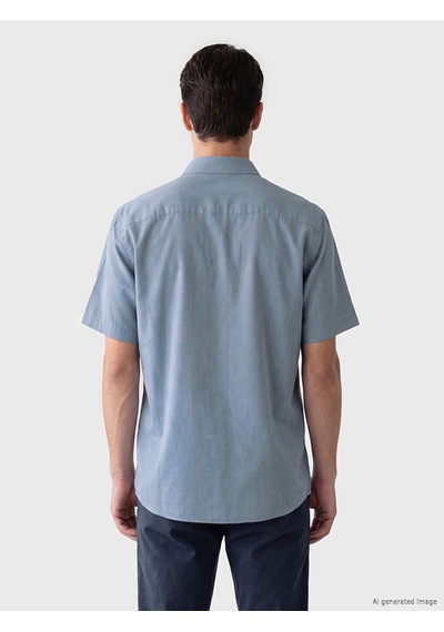 Lcwaıkıkı Classic Mavi Regular Fit Erkek Gömlek