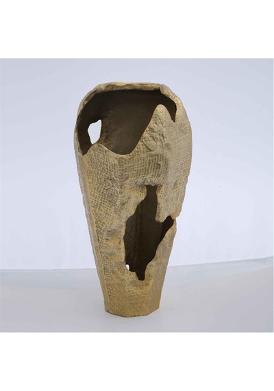 Vitale Metal Gold Uzun Vazo 17 34 Cm Renkli