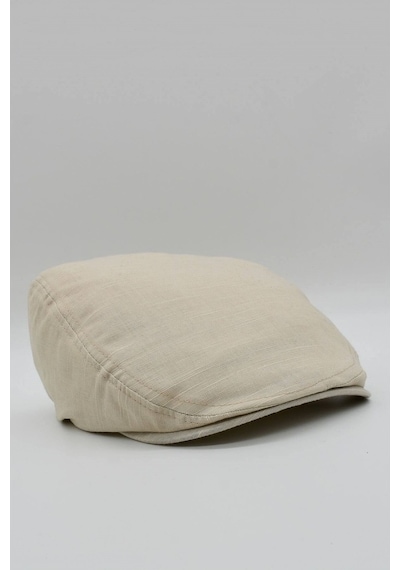 Külah Erkek Şapka Heritage Flat Cap Klasik Kasket-Bej-Standart