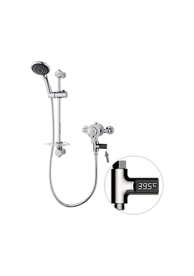 Oem Ls-01 Dijital Duş  Termometresi Gümüş