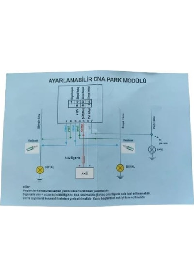 DNA AYARLI AMERİKAN PARK MODÜLÜ 1.KALİTE CANBUS