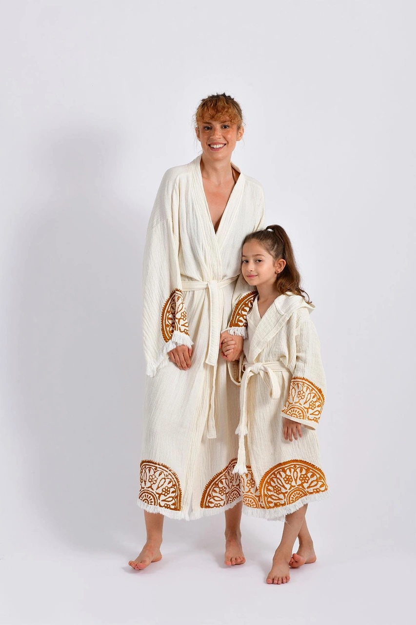 Brandsmithshop Çocuk Mandala Eye Kimono Çok Renkli
