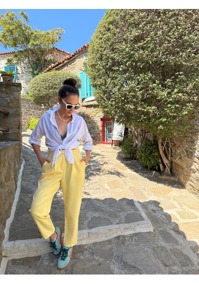 Ali Butik Açık Sarı Havuç Pantolon