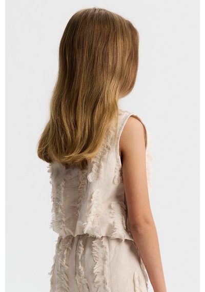 Xo Kids Kız Çocuk Ceket 8-14 Yaş 31356 KREM