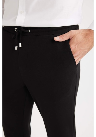 DeFacto Jogger Duble Paça Yazlık Rahat Esnek Kumaş Pantolon Y2651AZ25SPBK27