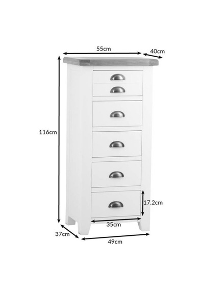 Masifart Della 55 Cm Cekmeceli Şifonyer