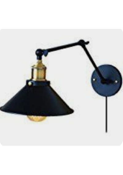 Mylights Retro Fişli Kablolu Anahtarlı Akorbatik Aplik Okuma La Diğer