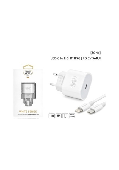 Subzero Sg46 18W Pd Type-C To Lightning Şarj Cıhazı
