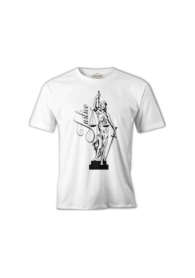 Simge - Adalet Beyaz Erkek Tshirt