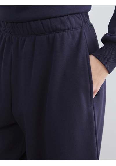 LC Waikiki Lcw Vision Lacivert Beli Lastikli Kadın Kalın Eşofman Altı Dark Navy