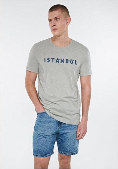 Mavi İstanbul T-shırt-açık Gri Açık Gri