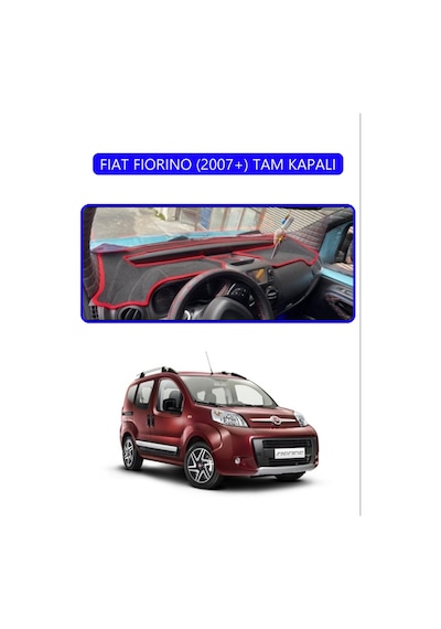 Fıat Fıorıno 2007+ Tam Kapalıtorpido Koruma Halısı Mavi Kenar