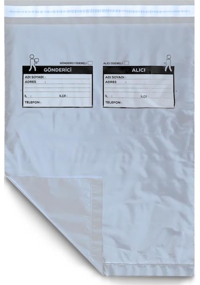 Cepsiz Gri Poşeti 24X30+5 Cm - 100 Adet Cepsiz Gri Poşeti 24X30+5 Cm - 100 Adet