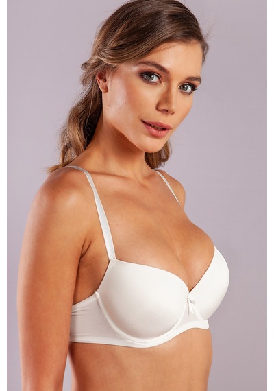 Etiler Collection Golshan Garabina Foam Cup Push Up Bra, Ekru Konforlu Ve Şık Sütyen Çok renkli