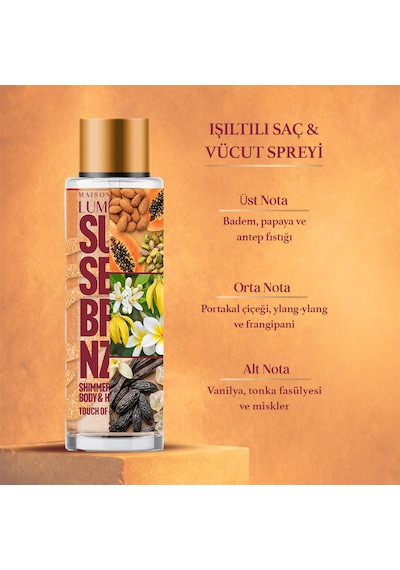 Lumière Sunset Bronze Saç & Vücut Spreyi 200 Ml