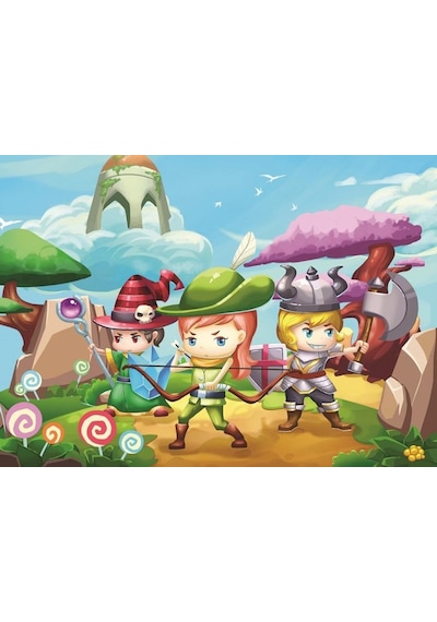 Art Puzzle Kids 50 Parça Üç Küçük Kahraman Çocuk Puzzle