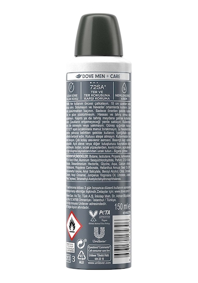 Dove Men +care Advanced Erkek Deodorant 72 Saat Koruma Invisible Dry 150 Ml
