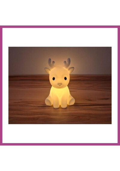 Gees Global Sevimli Ren Geyiği Tealight Mumluk Yılbaşı Dekoratif Mum Tutucu Gbzs Çok Renkli