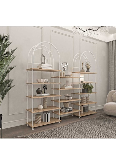 Çevir Kur Bohem Atlantik Çam Raf Çok Amaçlı Dekoratif Dolap & Kitaplık 199x203x29 Atlantik Çam