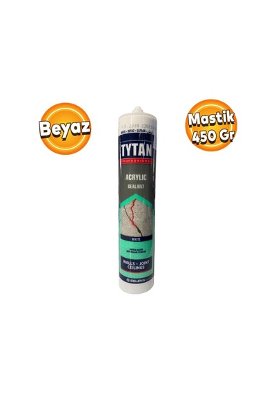 Tytan Genel Amaçlı Beyaz Akrilik Mastik Silikon 450 Gr