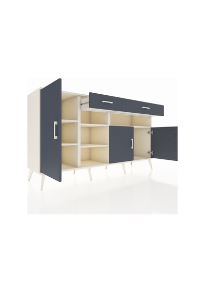 Hyperion Konsol 5 Raflı 2 Çekmeceli 3 Kapaklı 176x44x99 Aytaşı-antrasit Aytası/antrasıt - Aytası Hyperion Konsol 5 Raflı 2 Çekmeceli 3 Kapaklı 176x44x99 Aytaşı-antrasit Aytası/antrasıt - Aytası