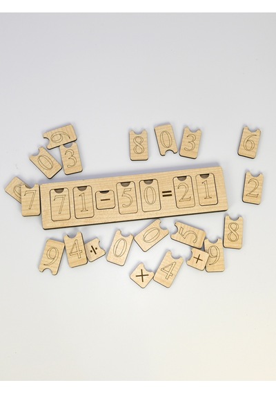 CapellaWoodWorks Matematik Öğreniyorum