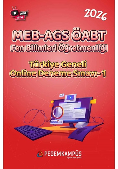 2026 Meb-ags Öabt Fen Bilimleri Öğretmenliği Türkiye Geneli Online Deneme Sınavı-1