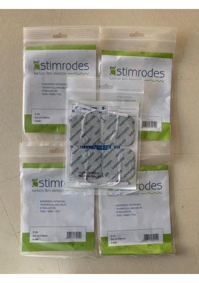 Stimrodes Tens Pedi Stimrodes Kablolu Tens Pedi Tens Elektrodu 5*5 - 5 Adet Copycopystimrodes 5X5 - Çok Renkli