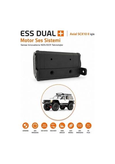 Ess Dual+ Çift Motor Ses Simülatörü Rc Araçlar İçin Gerçekçi Motor Sesleri