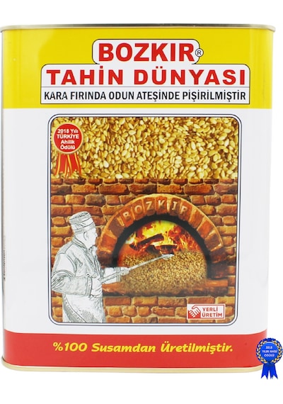 Bozkır Tahin Dünyası Kepekli Tahin Teneke 4600 G