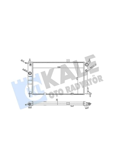 Opel Astra F Motor Radyatoru 1.4 1992-1997 Kale 357005