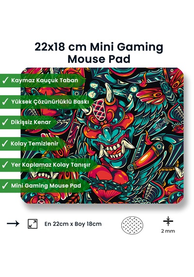 Crazy Heart 22x18cm Mp352218 İlyuka Mini Boy Gaming Mousepad