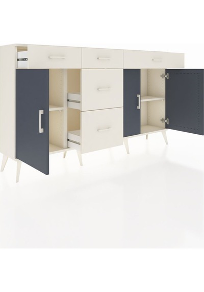 Arges Konsol 2 Raflı 5 Çekmeceli 3 Kapaklı 176x30x99 Aytaşı-antrasit/aytaşı Antrasıt/aytası - Aytası Arges Konsol 2 Raflı 5 Çekmeceli 3 Kapaklı 176x30x99 Aytaşı-antrasit/aytaşı Antrasıt/aytası - Aytası