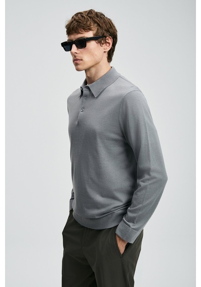 Lufian 112090149 Donald Kazak Erkek Sweatshirt Gri