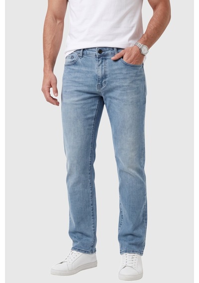 Rizzup Erkek Regular Fit Standart Kesim Likralı Taşlanmış Mavi Kot Pantolon Esnek Pamuklu Jean 2600982 Rizzup Erkek Regular Fit Standart Kesim Likralı Taşlanmış Mavi Kot Pantolon Esnek Pamuklu Jean 2600982