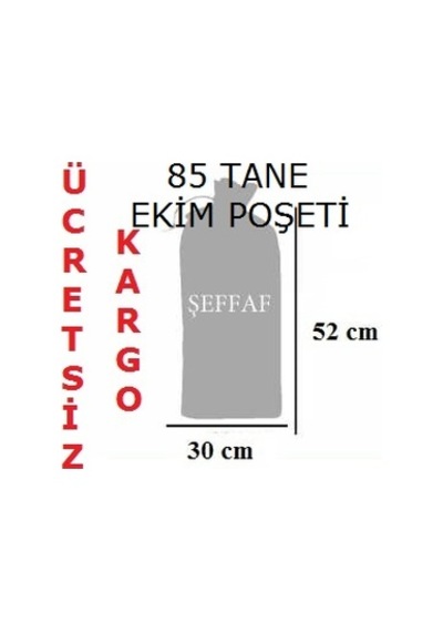 Mantar Kompostu Ekim Poşeti 85 Adet Ve