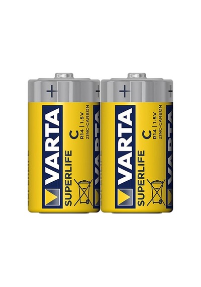 Varta Superlife Çinko Orta C Boy Pil 24'lü Paket