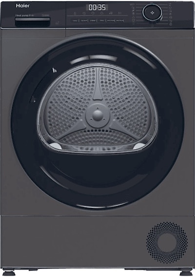 Haıer HD90-A2939RE-TR 9 KG Wi-Fi + Bluetooth Isı Pompalı Kurutma Makinesi Antrasit