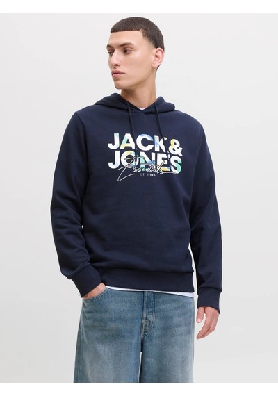 Jack & Jones Jack&jones Jjgeplas Sweat Hood Ln Sweatshırt Lacivert