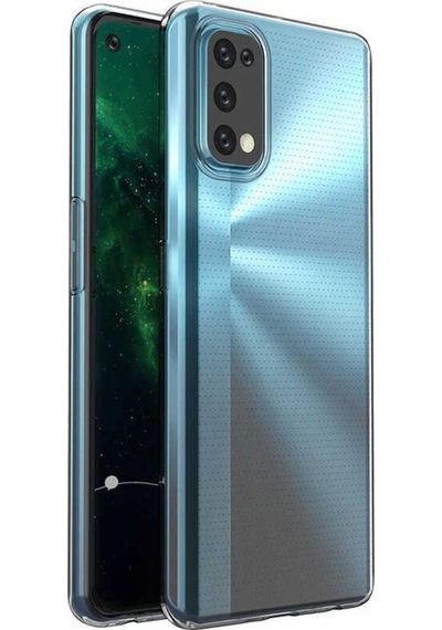 Realme 7 Pro Kılıf Zore Süper Silikon Kapak Renksiz