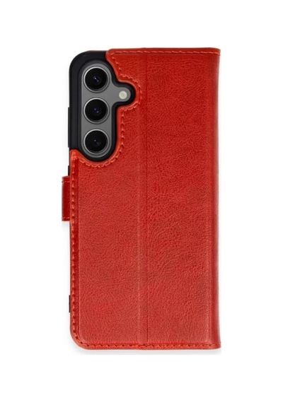 Newface Samsung Galaxy S24 Plus Kılıf Trend S Plus Kapaklı Kılıf - Kırmızı