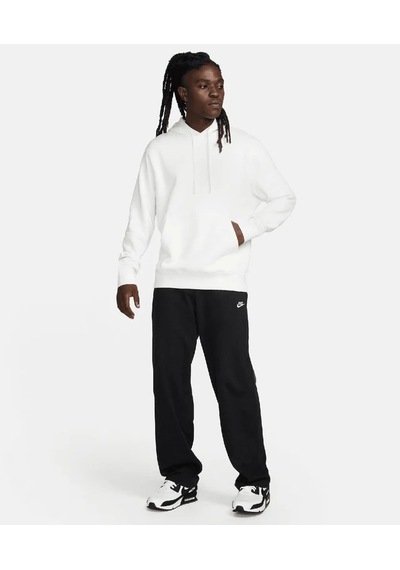 Nike Sportswear Club Fleece Kapüşonlu Erkek Beyaz Sweatshirt
