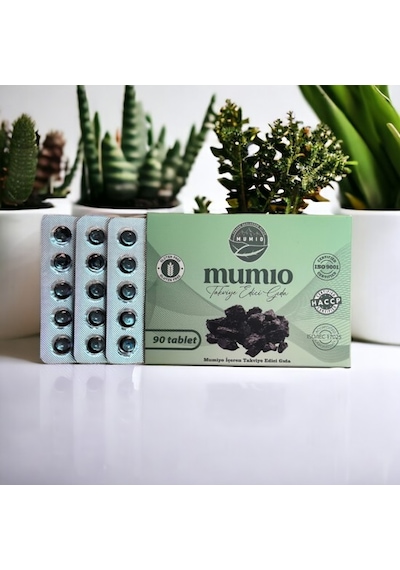 Mumio Takviye Edici Gıda 1 Kutu 3 X 30 Tablet Toplam 90 Tablet Mumio Takviye Edici Gıda 1 Kutu 3 X 30 Tablet Toplam 90 Tablet
